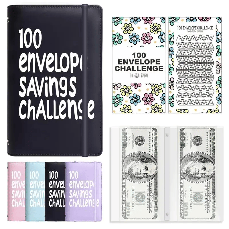 🔥✉️100 Envelope Savings Challenge Book