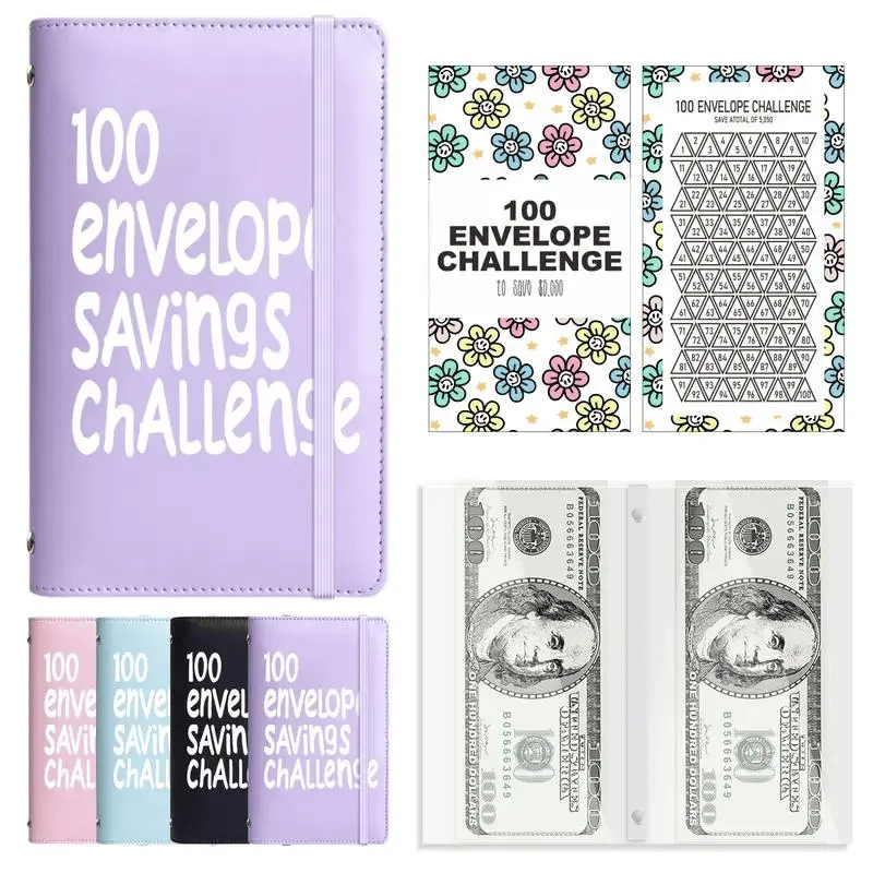 🔥✉️100 Envelope Savings Challenge Book